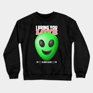 Alien Love Party Rave Crewneck Sweatshirt